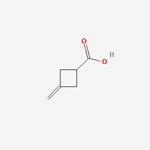 3-Methylenecyclobutanecarboxylic acid structure, CAS 15760-36-8