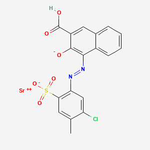 Pigment Red 48:3 structure, CAS 15782-05-5
