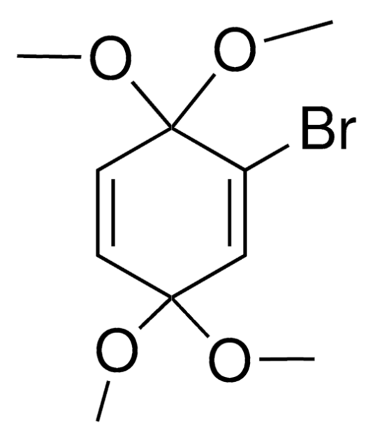 3,3,6,6-Tetramethoxy-1,4-cyclohexadiene structure, CAS 15791-03-4