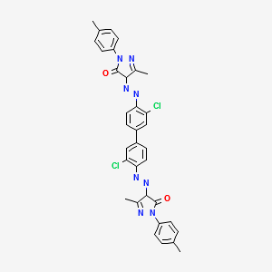 Pigment Orange 34 structure, CAS 15793-73-4