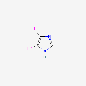 4,5-Diiodo-1H-imidazole structure, CAS 15813-09-9