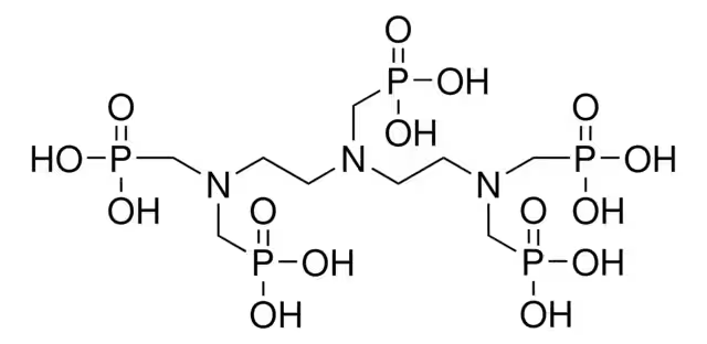 Diethylenetriaminepenta(methylene-phosphonic acid) structure, CAS 15827-60-8