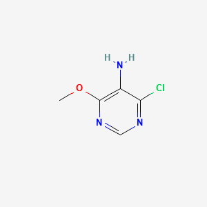 4-Methoxy-5-amino-6-chloropyrimidine structure, CAS 15846-19-2