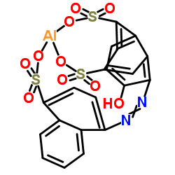 Ponceau 4R Lake structure, CAS 15876-47-8