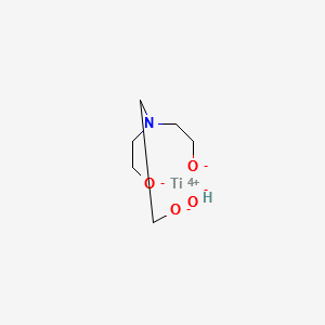 Titanium 2,2',2''-nitrilotrisethanolate structure, CAS 15879-01-3