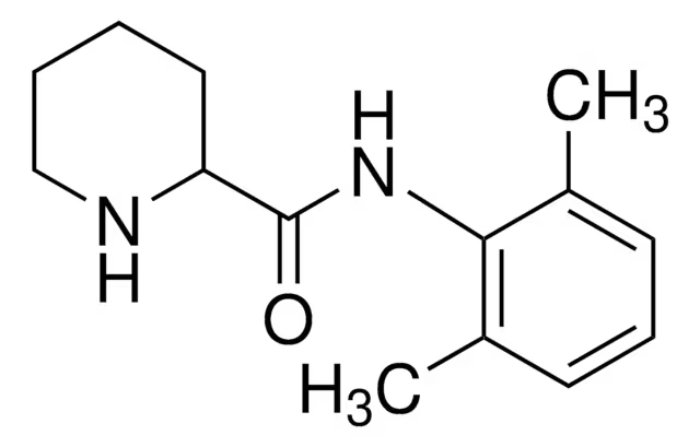 2',6'-Pipecoloxylidide structure, CAS 15883-20-2