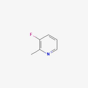 3-Fluoro-2-methylpyridine structure, CAS 15931-15-4