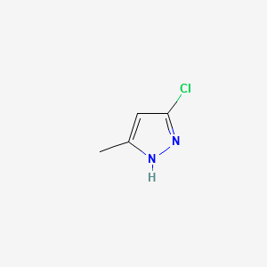 5-Chloro-3-methylpyrazole structure, CAS 15953-45-4