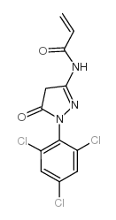 1-(2,4,6-Trichlorophenyl)-3-propeneamido-5-pyrazolone structure, CAS 15957-48-9