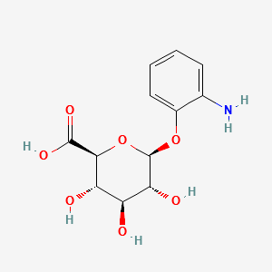 2-Aminophenyl-beta-D-glucuronic acid structure, CAS 15959-03-2