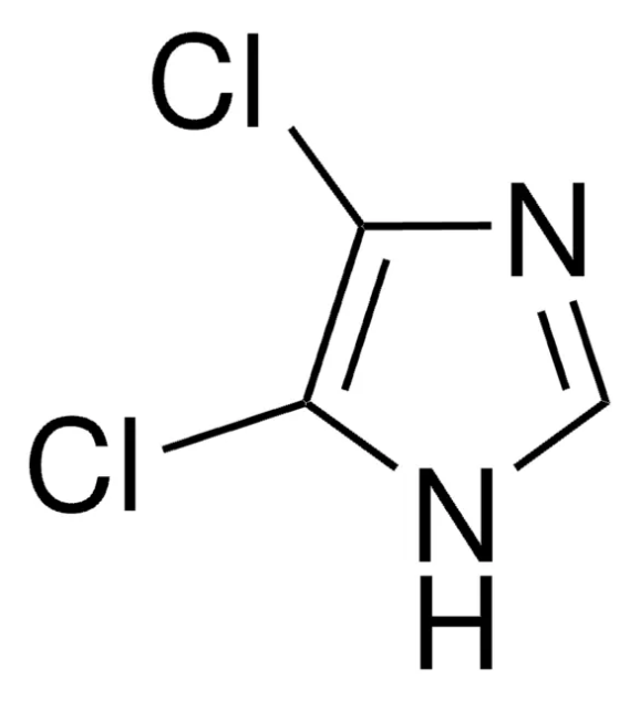 4,5-Dichloroimidazole structure, CAS 15965-30-7