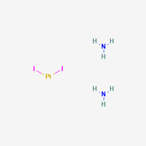 cis-Diamminediiodoplatinum structure, CAS 15978-93-5