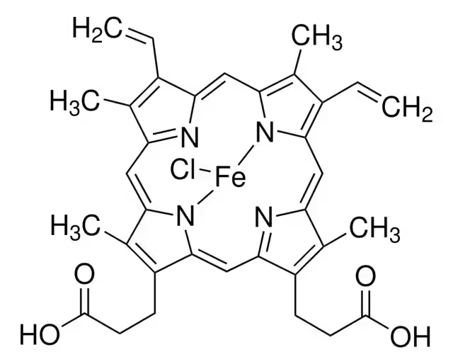 Hemin structure, CAS 16009-13-5
