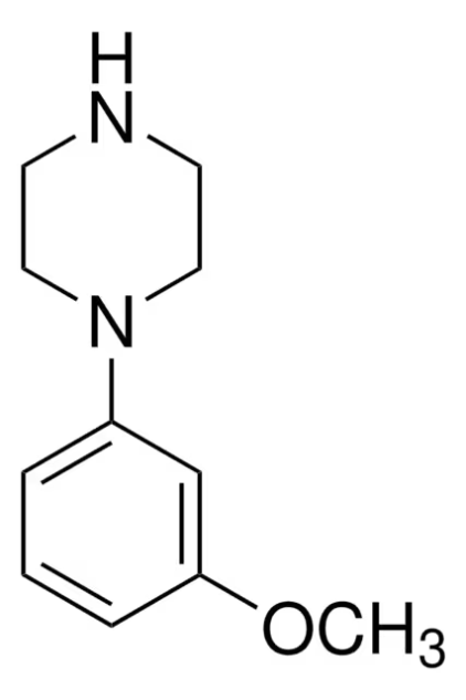1-(3-Methoxyphenyl)piperazine structure, CAS 16015-71-7