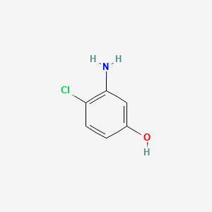 3-Amino-4-chlorophenol structure, CAS 16026-77-0
