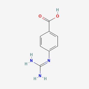 4-Guanidinobenzoic acid structure, CAS 16060-65-4