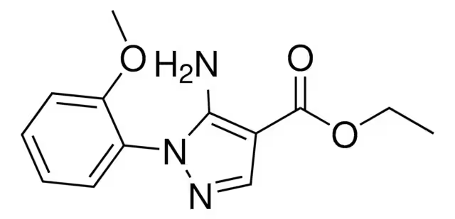 Ethyl 5-amino-1-phenyl-1H-pyrazole-4-carboxylate structure, CAS 16078-71-0