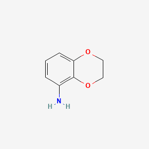 5-Amino-1,4-benzodioxane structure, CAS 16081-45-1
