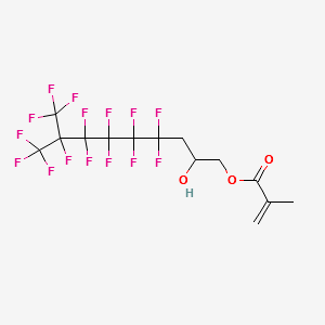 3-(Perfluoro-5-methylhexyl)-2-hydroxypropyl methacrylate structure, CAS 16083-81-1