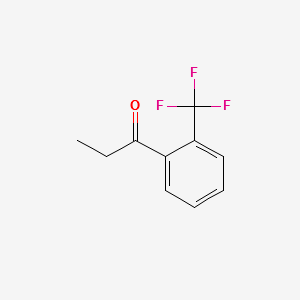 2'-(Trifluoromethyl)propiophenone structure, CAS 16185-96-9
