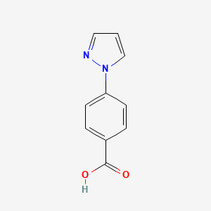 4-(1H-Pyrazol-1-yl)benzoic acid structure, CAS 16209-00-0