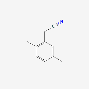 2,5-Dimethylphenylacetonitrile structure, CAS 16213-85-7