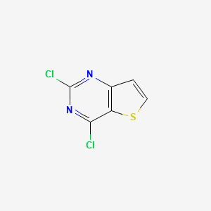 2,4-Dichlorothieno[3,2-d]pyrimidine structure, CAS 16234-14-3