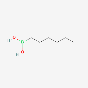 1-Hexaneboronic acid structure, CAS 16343-08-1