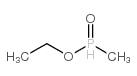 Methylphosphinic acid ethyl ester structure, CAS 16391-07-4