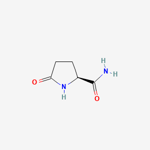L-Pyroglutamamide structure, CAS 16395-57-6