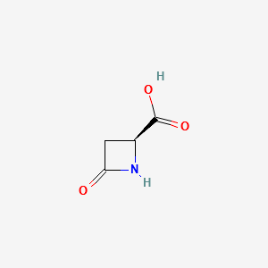 (S)-(-)-4-Oxo-2-azetidinecarboxylic acid structure, CAS 16404-94-7
