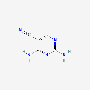 2,4-Diamino-5-cyanopyrimidine structure, CAS 16462-27-4