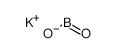 Potassium metaborate structure, CAS 16481-66-6