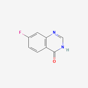 7-Fluoro-4-quinazolone structure, CAS 16499-57-3