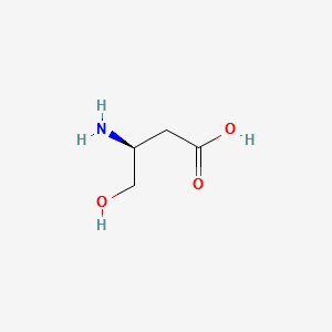 D-beta-Homoserine structure, CAS 16504-57-7