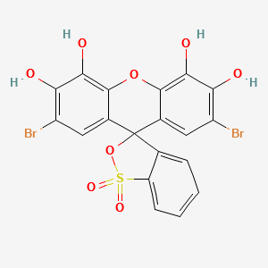 Bromopyrogallol Red structure, CAS 16574-43-9