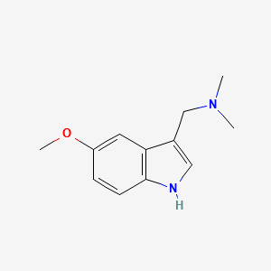 5-Methoxygramine structure, CAS 16620-52-3