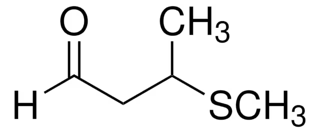 3-(Methylthio)butanal structure, CAS 16630-52-7