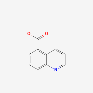 Methyl quinoline-5-carboxylate structure, CAS 16675-62-0