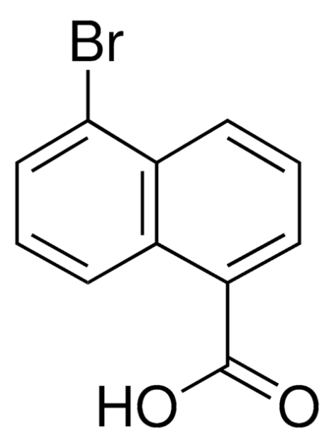 5-Bromonaphthalene-1-carboxylic acid structure, CAS 16726-67-3