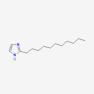 2-Undecyl-1H-imidazole structure, CAS 16731-68-3
