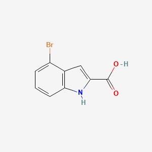 4-Bromo-2-indolecarboxylic acid structure, CAS 16732-64-2