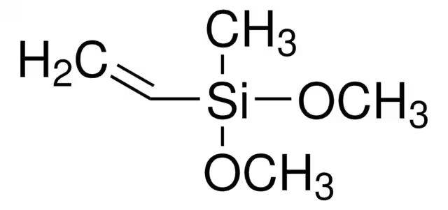 Vinylmethyldimethoxysilane structure, CAS 16753-62-1