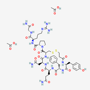 Desmopressin acetate structure, CAS 16789-98-3