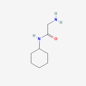 2-Amino-N-cyclohexylacetamide structure, CAS 16817-90-6