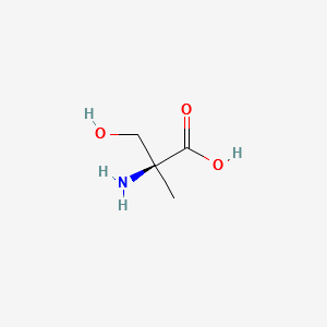 2-Methyl-L-serine structure, CAS 16820-18-1