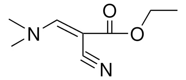 Ethyl 2-cyano-3-(dimethylamino)acrylate structure, CAS 16849-87-9
