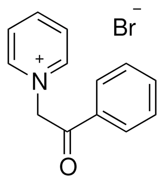 1-Phenacylpyridinium bromide structure, CAS 16883-69-5