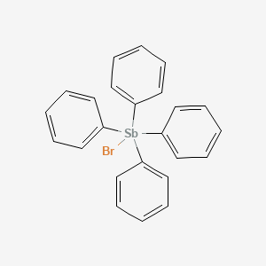 Tetraphenylantimony(V) bromide structure, CAS 16894-69-2
