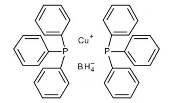 Bis-(triphenylphosphino)-cuprous borohydride structure, CAS 16903-61-0